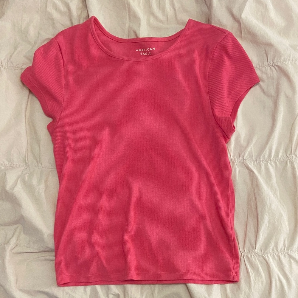 American Eagle Outfitters Coral Tee